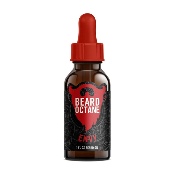 Beard Octane: Envy - Natural Beard Oil W/Argan Oil - 1 Oz - Promotes Healthy Softer Beards - Made in USA - Premium Handcrafted Beard Care