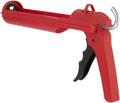 INTERTOOL Drip-Free Hand Caulking Gun, 10 Oz. Tube, 10:1 Thrust Ratio, Lightweight Durable Body, Smooth Rod, Quiet Ratcheting HT-0027