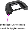 D90 D7000 Eyepiece Eyecup Eye Cup DK-21 for Nikon D750 D610 D600 D300 D200 D80 D70 D50 Camera Viewfinder, ULBTER Eyepiece Cover & Hot Shoe Cover