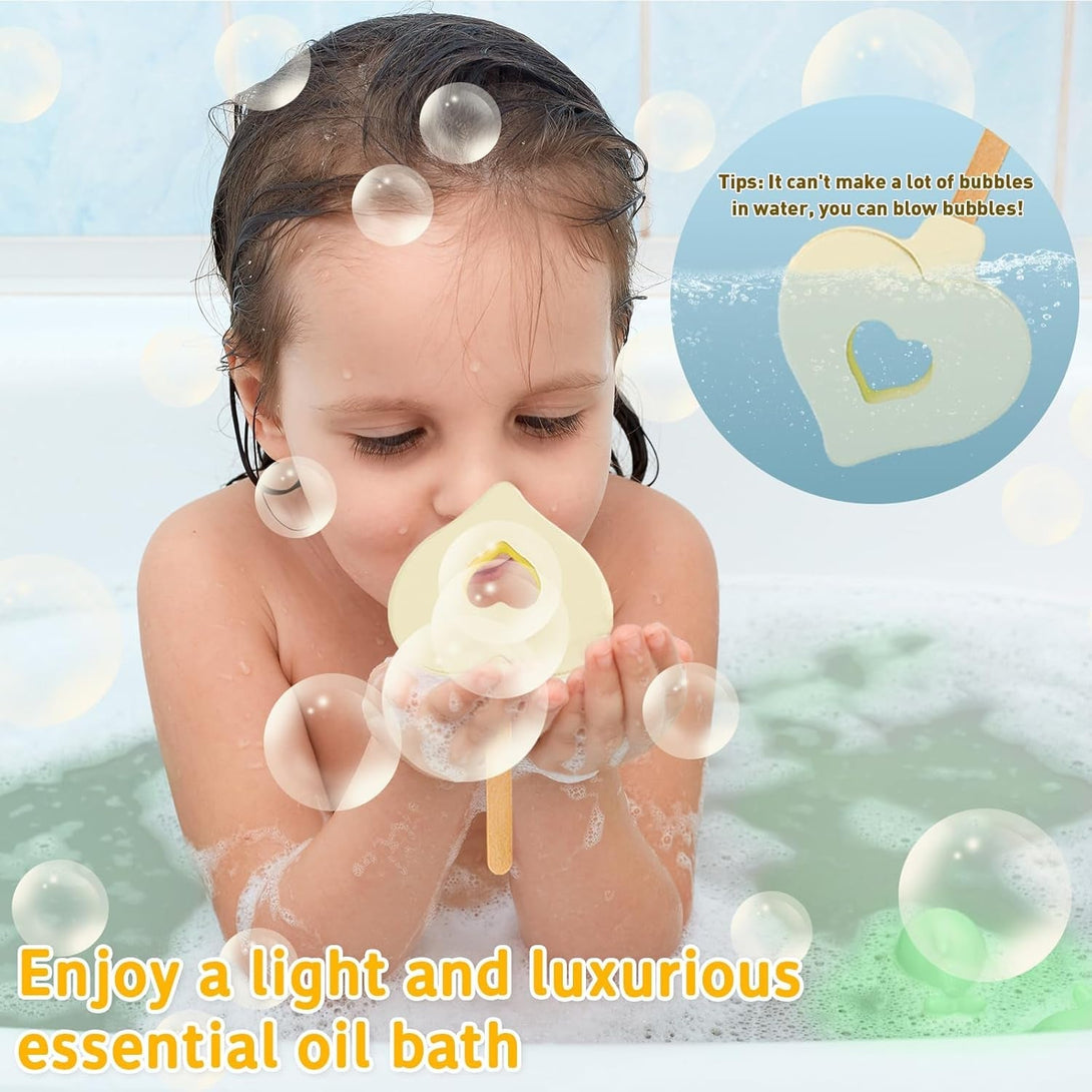 HEYMKGO Bath Bombs for Women and Kids, 8PCS Handmade Natural Boys Girls Fizzy Bubble Bath Bomb Gift Kit for Birthday Christmas Cute Women Relaxing Bath Bombs Set