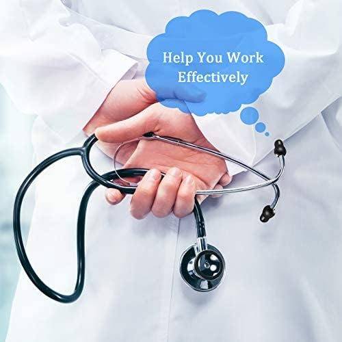 2 Sets Stethoscope Replacement Parts Adult and Pediatric Replacement Diaphragm and Silicone Stethoscope Ear Tips Accesso