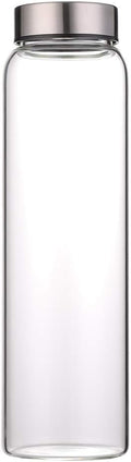 Sunkey Glass Water Bottle 32 Oz High Borosilicate with Neoprene Sleeve Leak Proof Lid Reusable Eco Friendly Bpa Free