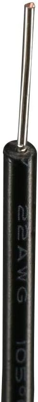 BNTECHGO 22 Gauge PVC 1007 Solid Electric Wire Red and Black Each 100 Ft 22 AWG 1007 Hook up Tinned Copper Wire