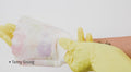 2 PAIRS Household Gloves Latex Free Cleaning Gloves with Soft Lining Long Cuff Waterproof