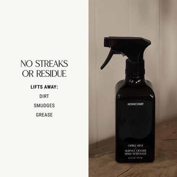 Homecourt All-Purpose Surface Cleaner Spray, Lifts Away Dirt, Smudges & Grease, for Bathroom, Kitchen & More, Clean Formula, Cece, 16 Fl Oz