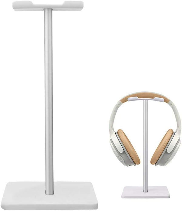 Headphone Stand Gaming Headset Holder Universal Aluminum Metal Headphone Holder Hanger with Aluminum Supporting Bar Flexible Headrest ABS Solid