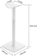 Headphone Stand Gaming Headset Holder Universal Aluminum Metal Headphone Holder Hanger with Aluminum Supporting Bar Flexible Headrest ABS Solid