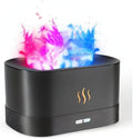 Colorful Flame Air Aroma Diffuser Humidifier, Upgraded 7 Flame Colors Noiseless Essential Oil Diffuser for Home,Office,Yoga with Auto-Off