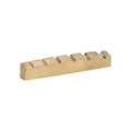 Pre-Slotted Bass Guitar Brass Nuts 6 String Bass Top Nut 54Mm X 6Mm