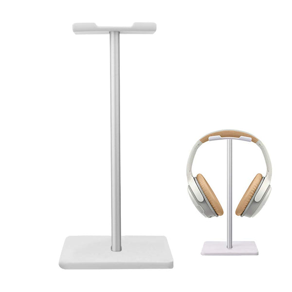 Headphone Stand Gaming Headset Holder Universal Aluminum Metal Headphone Holder Hanger with Aluminum Supporting Bar Flexible Headrest ABS Solid
