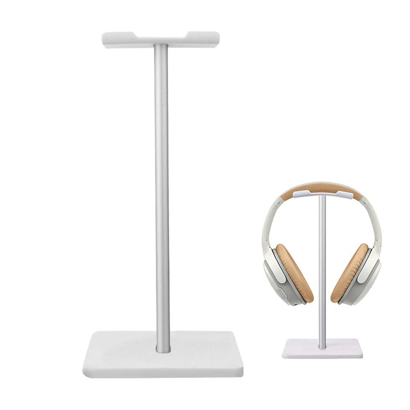 Headphone Stand Gaming Headset Holder Universal Aluminum Metal Headphone Holder Hanger with Aluminum Supporting Bar Flexible Headrest ABS Solid