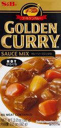 S&B, Golden Curry Sauce Mix, Hot, 3.2 Oz