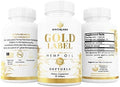 Hinterland Gold Label Hemp Oil Softgels, 25Mg Capsules for Wellness, Organic USA Grown Hemp, 30 Count
