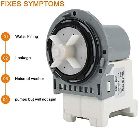 DC31-00178A DC31-00187A PX3516-01 Washer Drain Pump for SAMSUNG Washing Machine-Replaces DC31-00178D B35-3A |5 Year Warranty-By TOMOON