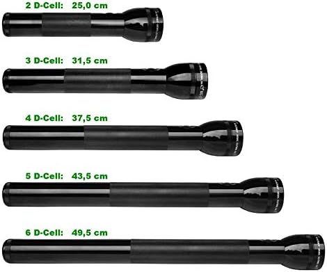 Maglite - S4D015 Maglite Heavy-Duty Incandescent 4-Cell D Flashlight in Display Box, Black