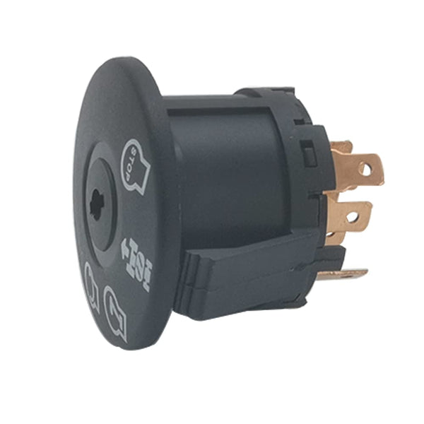 Starter Ignition Switch with Key 4-Position 7-Terminals Compatible with Husqvarna, AYP, Craftsman, Sears, Poulan Lawn Mower Rider Replace
