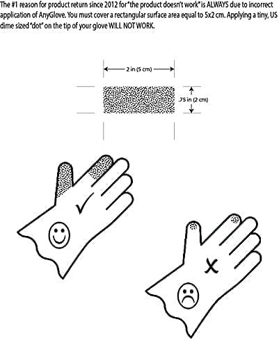 Anyglove (TM) Turns Almost Any Fleece, Fabric or Synthetic Leather Gloves into Touchscreen Compatible Gloves, Iphone Gloves, Texting Gloves, Ipad