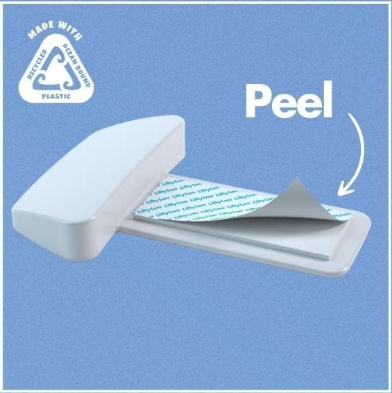 Toilet Seat Handle & Lid Lifter - 2 Pack. Lift More. Less Mess. (GLOW in the DARK)