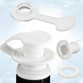 3 Sets Cooler Drain Plug Cooler Plug Replacement Triple Snap Drain Assembly for Coolers 1.14 Inches/ 2.9 Cm Shaft Length, White