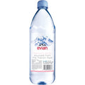 Evian Natural Spring Water , Naturally Filtered Spring Water in Large Bottles 33.81 Fl Oz (Pack of 6)