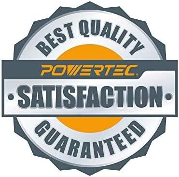 POWERTEC 12 Inch Steel Bar Clamps W/ 600 Lbs Loads Limit & 2-1/2" Throat, Quick Adjust & Release F Clamp with Micro-Adjustment Handle for