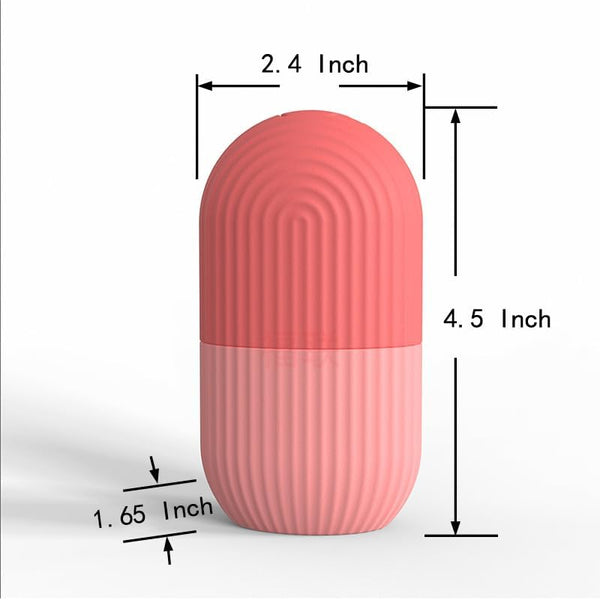 XHJRI Ice Cube Roller Massager for Face, Eyes and Neck Naturally Conditioning and Skin Care,De-Puff Eye Bags,Reduce Migraine Pain,Reusable Massage
