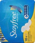 Stayfree Ultra Thin Regular Pads with Wings, 18 Count
