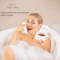Bath Pillow Bathtub Pillow - Bath Pillows for Tub with Neck, Head, Shoulder and Back Support - 4D Air Mesh Spa Pillow for Bath - Extra Thick, Soft