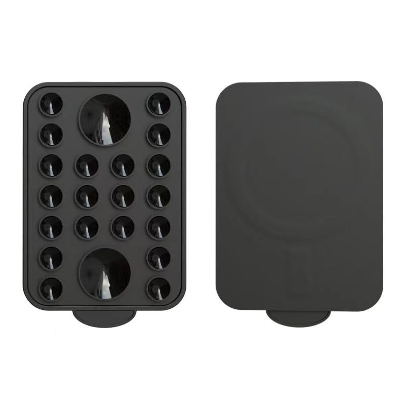 VORTEX Magnetic Silicone Suction Phone Mount - Detachable Silicone Grip Suction Phone Case, Hands-Free Compatible Mount for Iphone 15/14/13/12