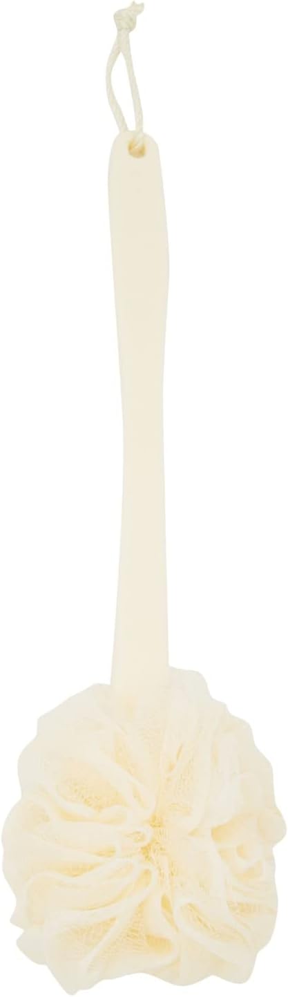 3 Pack Long Handled Loofah Back Scrubber, Exfoliating Body Sponge for Shower, Bath (18 In)
