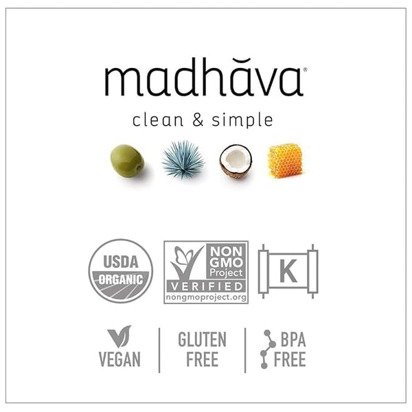 MADHAVA Organic Coconut Sugar 3 Lb. Bag (Pack of 1), Natural Sweetener, Sugar Alternative, Unrefined, Sugar for Coffee, Tea & Recipes, Vegan,