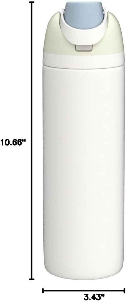 Owala Freesip Insulated Stainless Steel Water Bottle with Straw for Sports, Travel, and School Bpa-Free Sports Water Bottle, 32 Oz, Iced Breeze