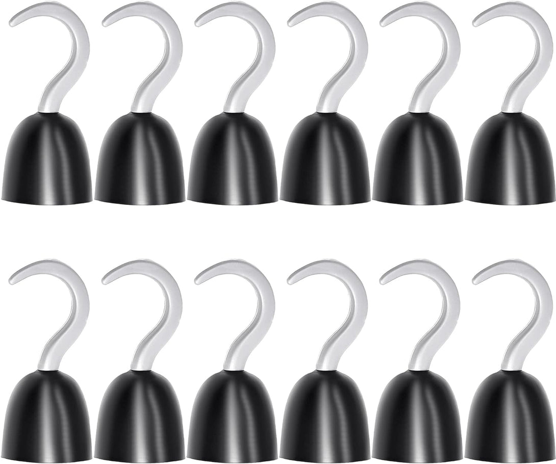 12 Pieces Pirate Hooks Captain Hook Plastic Hand Hook for Halloween Decoration Pirate Theme Party Costume Accessory Cosplay Party Supplies