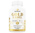Hinterland Gold Label Hemp Oil Softgels, 25Mg Capsules for Wellness, Organic USA Grown Hemp, 30 Count