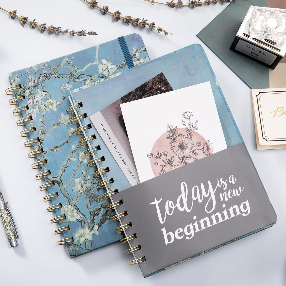 2025-2026 Planner – July 2025 - June 2026, Weekly & Monthly Planner, 8.5" X 6.4", Hardcover, Twin-Wire Binding, Monthly Tabs, Inner Pocket, Daily Organizer