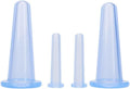 4Pcs Massage Cupping Set Silicone Mini Facial Cups Face Massager Helper Skin Care Neck Back Eyes Massaging Cup Safe to Use, Don'T Worry about