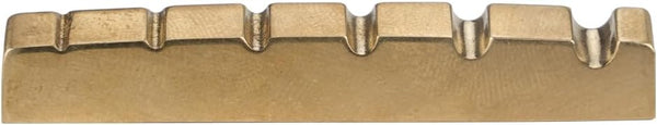 Pre-Slotted Bass Guitar Brass Nuts 6 String Bass Top Nut 54Mm X 6Mm