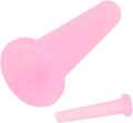 2Pcs Pink Cupping Set,Mini Silicone Face Cupping Set Vacuum Suction Massage Cups anti Cup Facial Cupping Set for Adults,Body and Face,Anti