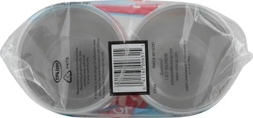 Solo Clear Plastic Cups, 9 Oz, 40 Ct