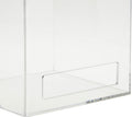 Okuna Outpost Acrylic Wall Mount Dispenser for Gloves, Shoe Covers, Hairnet Holder, Beard Nets Storage (5 X 4.5 X 8.5 In)