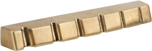 Pre-Slotted Bass Guitar Brass Nuts 6 String Bass Top Nut 54Mm X 6Mm