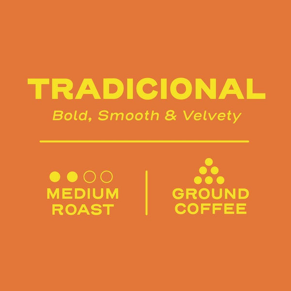 Sello Rojo, Tradicional Medium Roast Ground Coffee Bag, 16 Oz