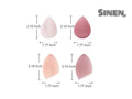 4 Pcs Dry and Wet Use Makeup Sponge Set Blender Beauty Foundation Blending Sponge for Liquid, Cream, and Powder with Egg Holder Box