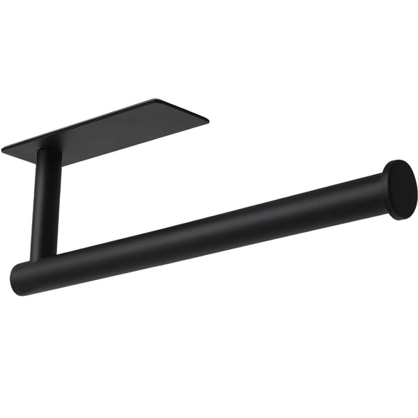 Theaoo Paper Towel Holder - under Cabinet Paper Towel Holder for Kitchen, Adhesive Paper Towel Roll Rack for Bathroom Towel, Wall Mounted Matte