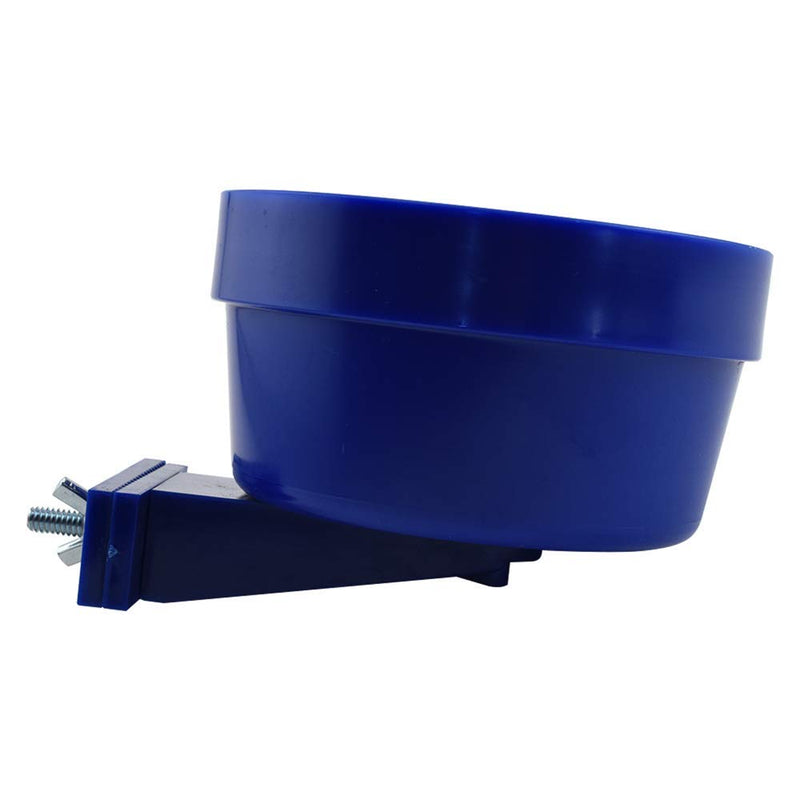 Lixit Quick Lock Removable Cage Bowls for Rabbits, Birds, Dogs, Cats, Gunea Pigs and Other Small Animals. (20Oz, Blue)