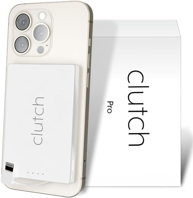 Clutch Pro Portable Iphone Charger for Travel 5000 Mah TSA Approved Magnetic Airplane Safe Portable Charger Only Compati
