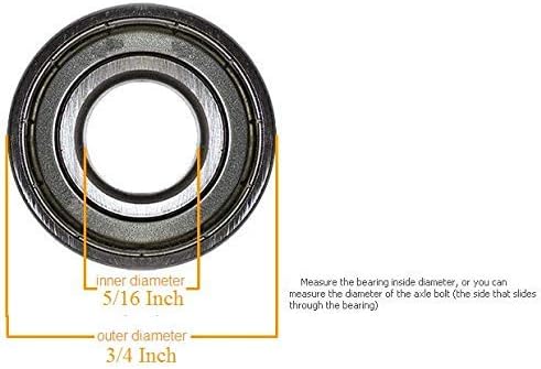 Wheel Replacement for Wheelchairs, 8 Inch by 1 Inch Black (2)