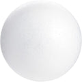 Bright Creations 5 Inch Foam Balls for Crafts - 4 Pack round White Polystyrene Foam Balls for Ornaments, DIY Projects, and Craft Modeling