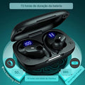 T59 Bluetooth Headphones Wireless Earbuds 72Hrs Playtime Wireless Charging Case Digital Display Sports Ear Buds with Earhook Premium Deep Bass