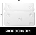 GORILLA GRIP Bath Pillow for Tub, Improved Suction Cups, Luxury Bathtub Pillows, Headrest for Neck and Back Support, Relaxing Home Spa, Hot Tubs